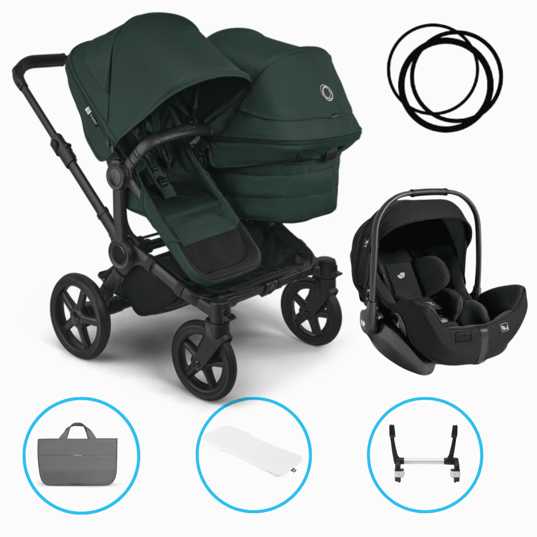 Bugaboo Donkey 6 Duo 3in1 Set Fern Green inkl. i-Level Pro Eclipse