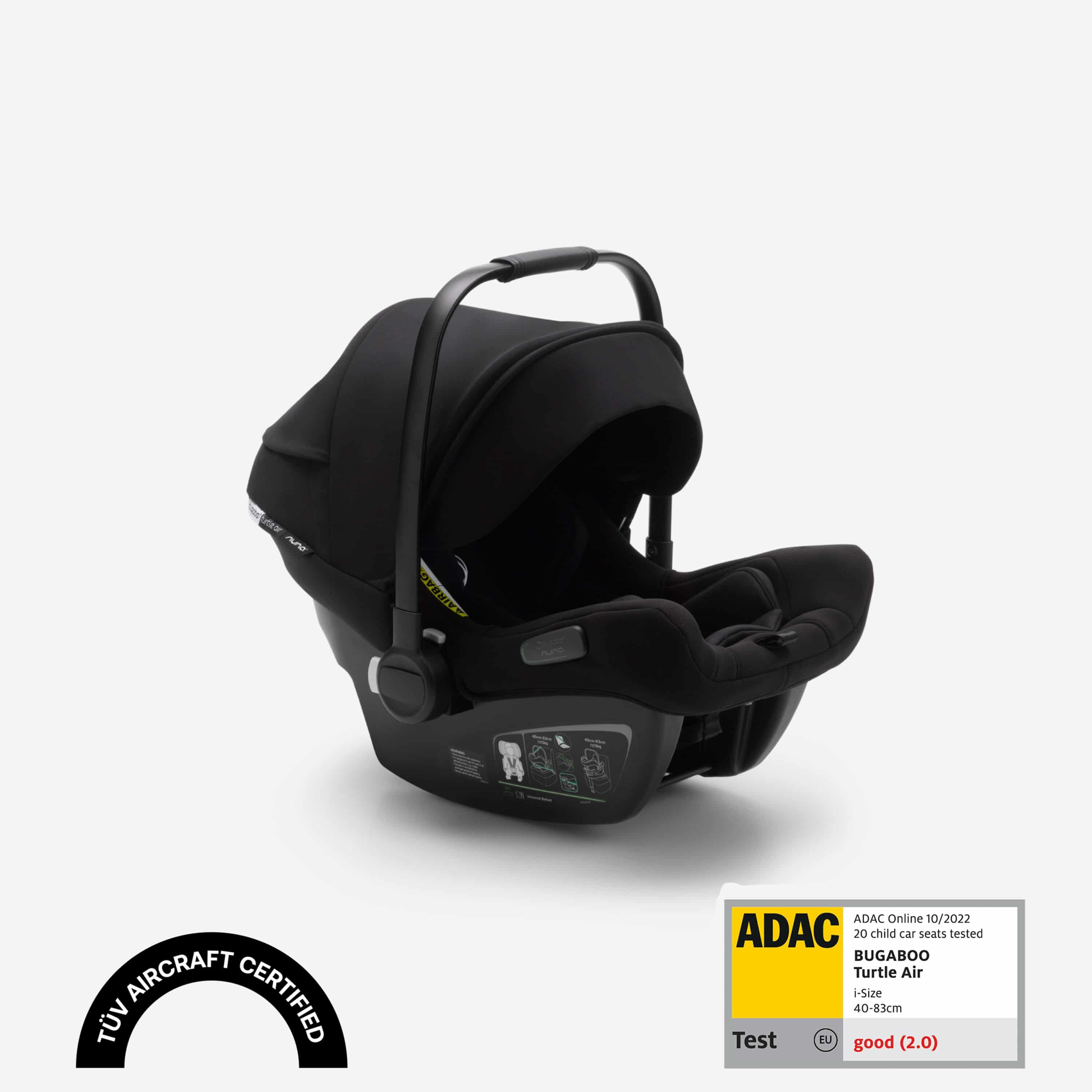 Bugaboo Turtle Air Babyschale by Nuna schwarz Bugaboo Turtle Air Babyschale by Nuna schwarz