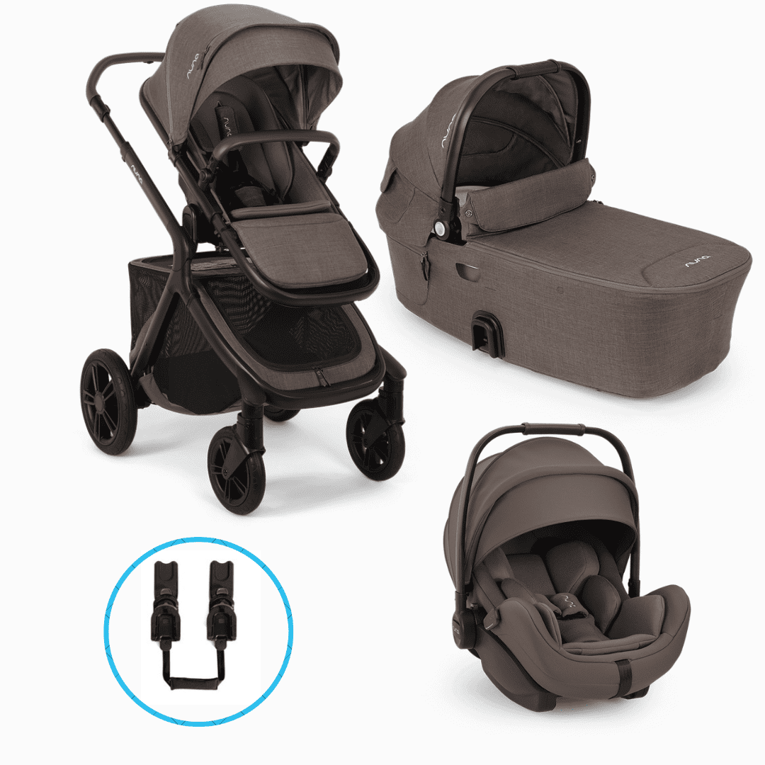 Nuna Demi Icon 4in1 Kinderwagen-Set Chestnut inkl. Arra flex Chestnut