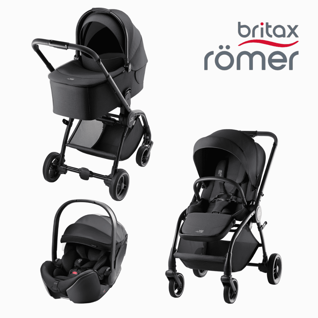 Britax Römer 3in1 Comfort-Set RIO Style inkl. BABY-SAFE PRO Carbon Black