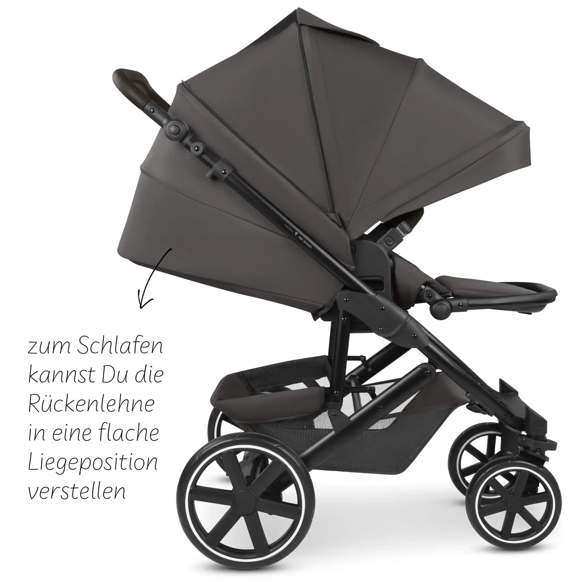 ABC Design Sierra 3in1 Kinderwagen-Set Nut