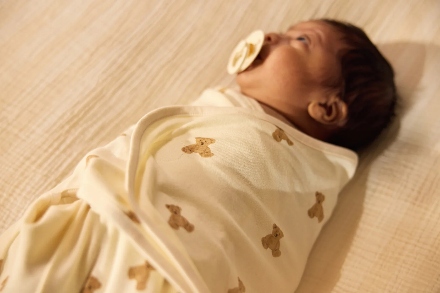 Jollein Babyschlafsack Wrapper 0-3 Monate - Teddy Bear