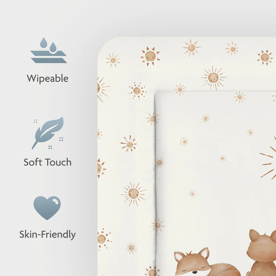 Zöllner Wickelauflage Softy 75/75cm Foxies