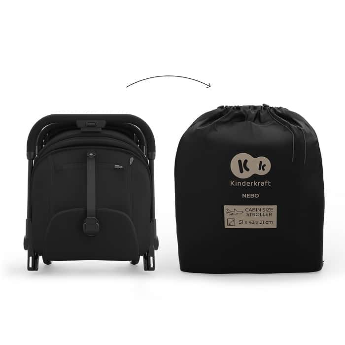 Kinderkraft NEBO Reisebuggy Schwarz