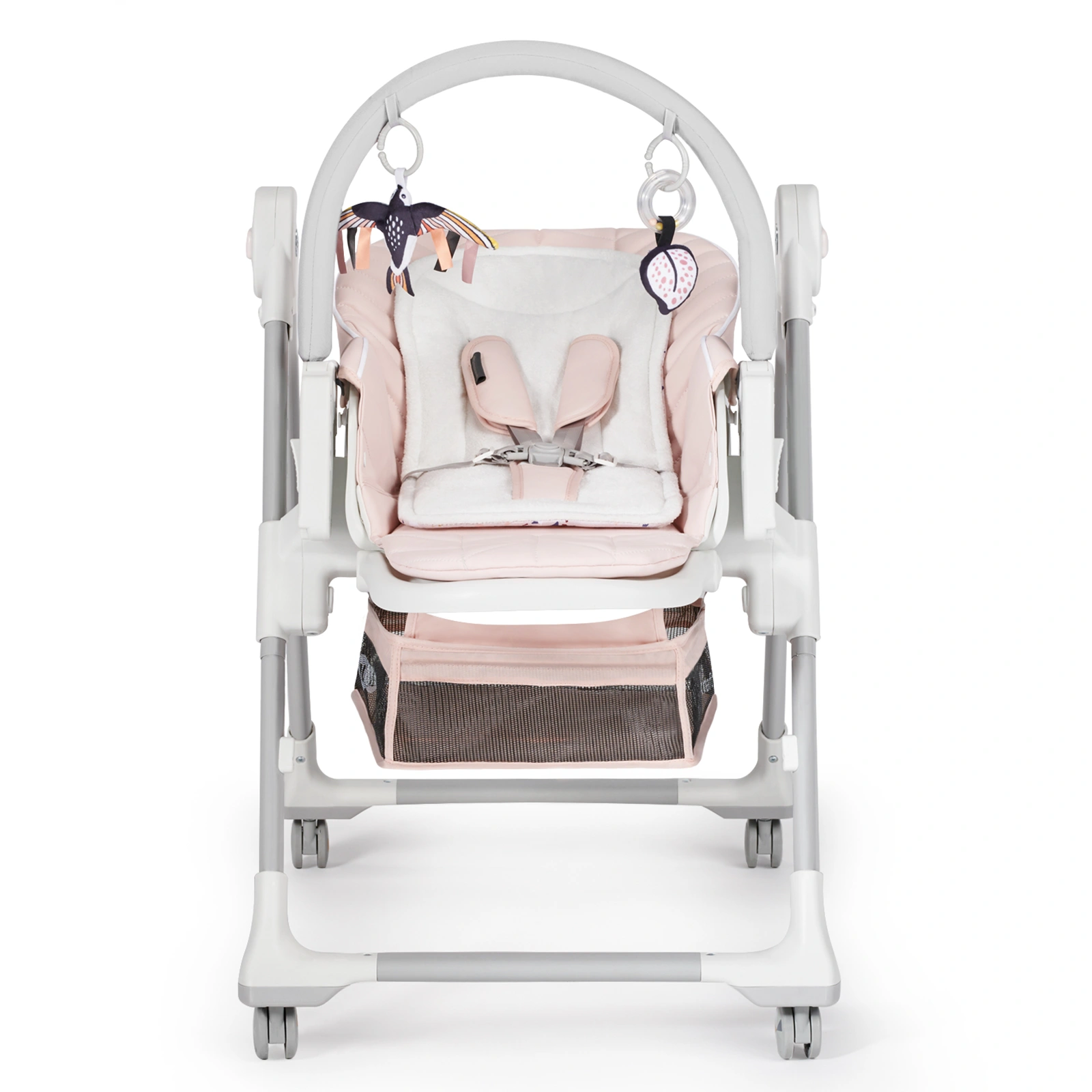 Kinderkraft Hochstuhl LASTREE Rosa