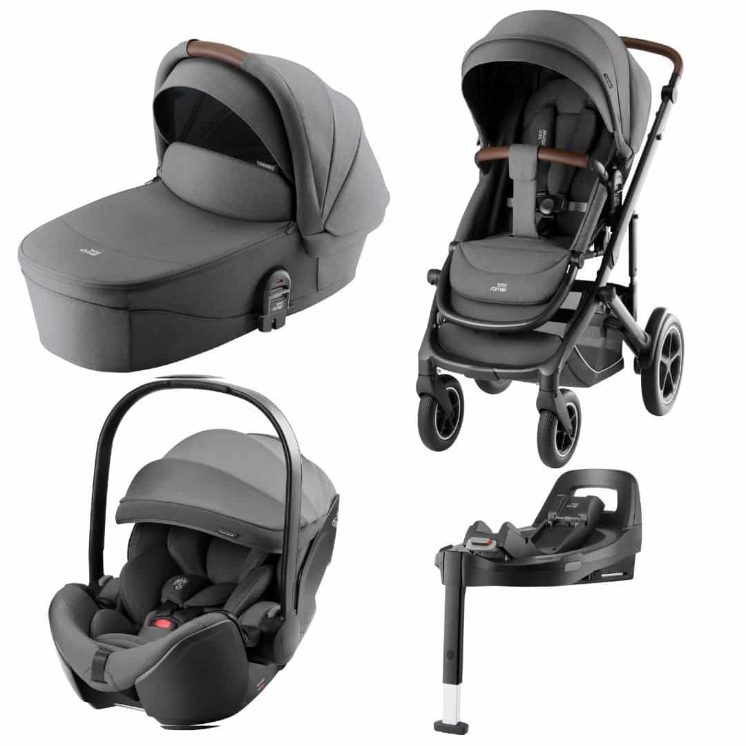 Britax Römer Smile 5Z 4in1 Kinderwagen - Comfort Plus Set Mineral Grey