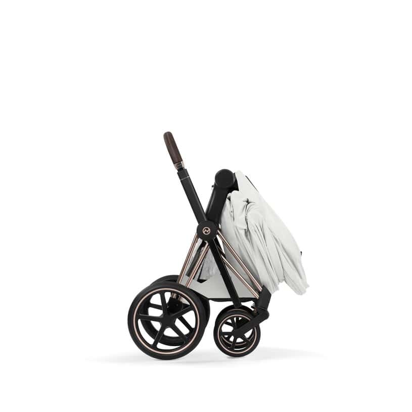  Cybex Priam Style Kinderwagen Set 3in1 Rosegold / Off White inkl. Cloud T Plus Off White