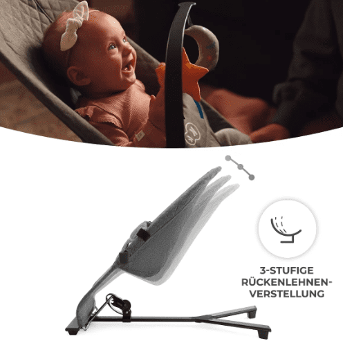 Kinderkraft Babywippe MIMI grau