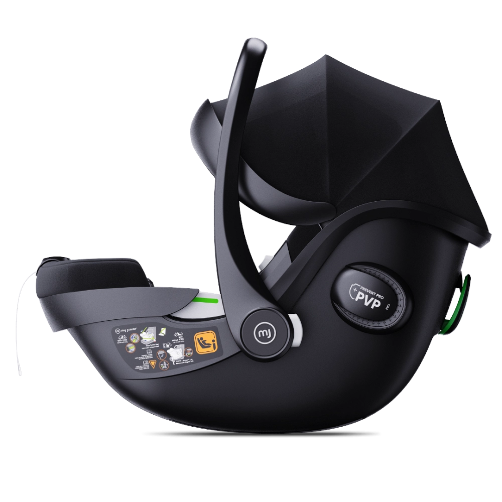 my junior AURA PRO i-Size Babyschale Schwarz