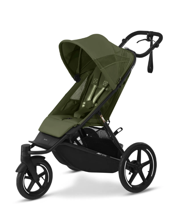Cybex Sportwagen Avi Spin Moss Green – Entdecke den Cybex Avi Spin Moss Green bei babybrands.de: wendig, geländetauglich & ab Geburt nutzbar. Mit flacher Liegeposition, Luftreifen & Einhandfaltung. Ideal für aktive Familien.