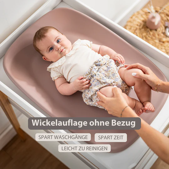 Nattou Wickelauflage Softy 70x50 cm - Rosa