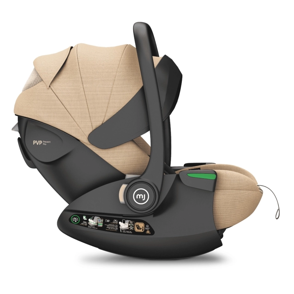 my junior AURA ergo i-Size Babyschale Beige