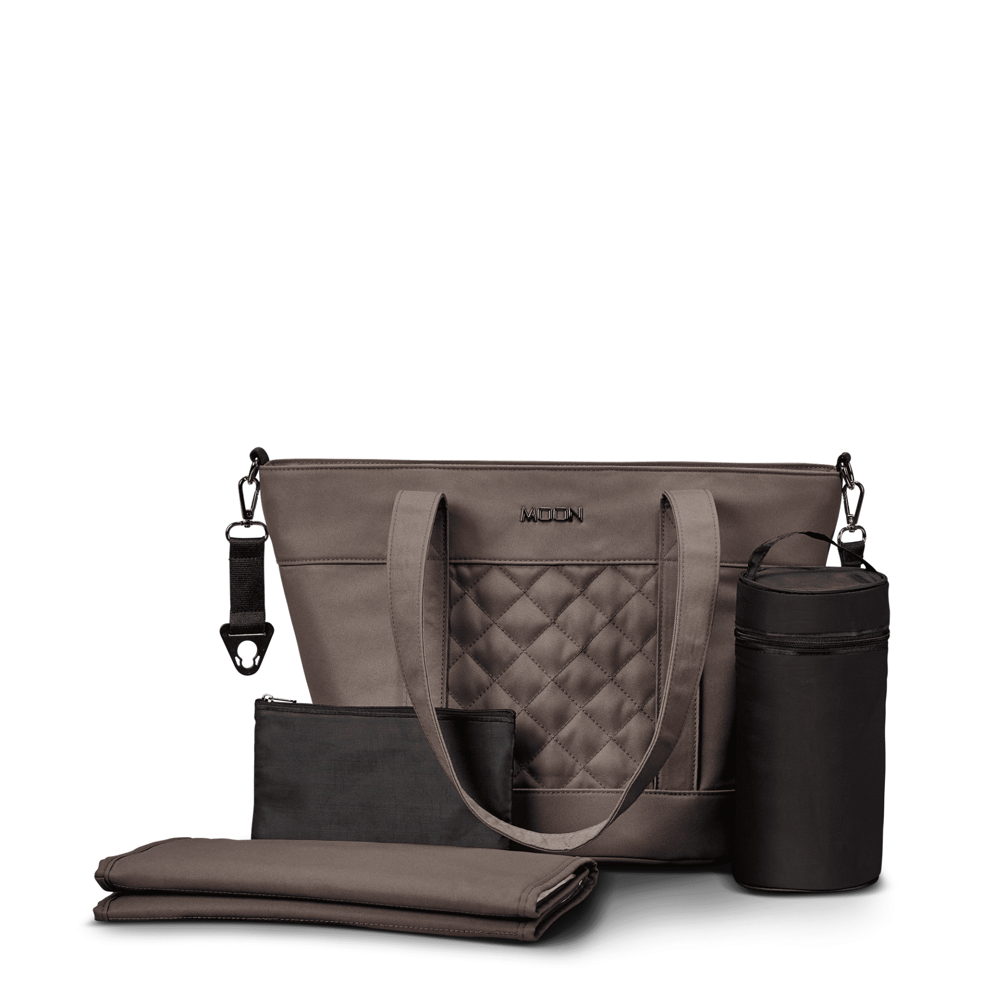 Moon V-Shape Bag Greige - Wickeltasche