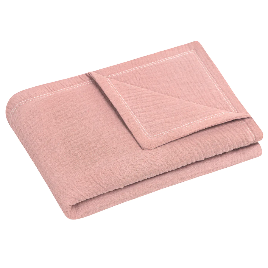 Zöllner Kuscheldecke Musselin dusty rose Zöllner Kuscheldecke Musselin dusty rose