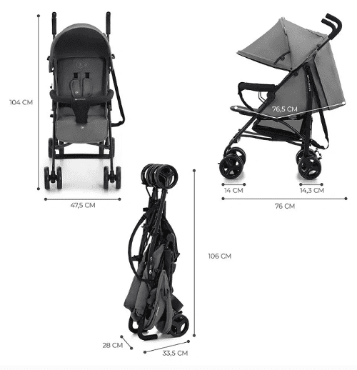 Kinderkraft Buggy TIK grau Kinderkraft Buggy TIK grau