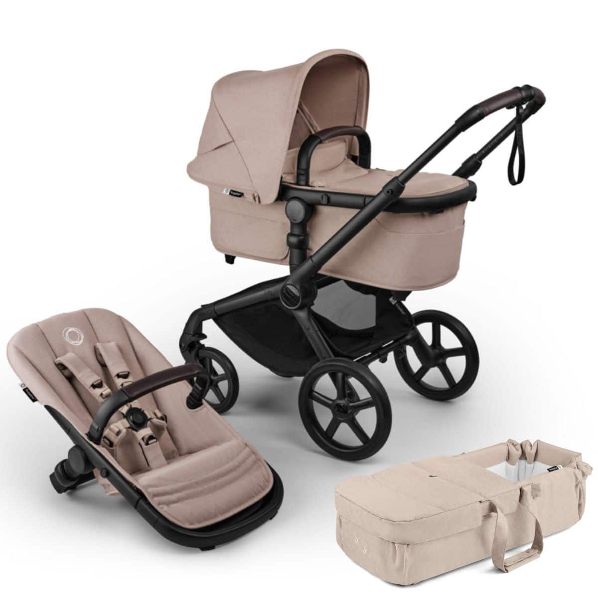 Bugaboo Fox5 Renew Desert Taupe Kombikinderwagen inkl. gratis Babynest