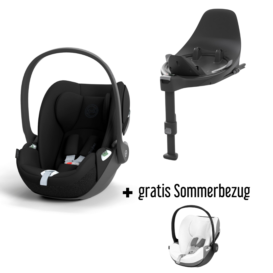 CYBEX Cloud T i-Size sepia black + Base T + gratis Sommerbezug CYBEX Cloud T i-Size sepia black + Base T + gratis Sommerbezug