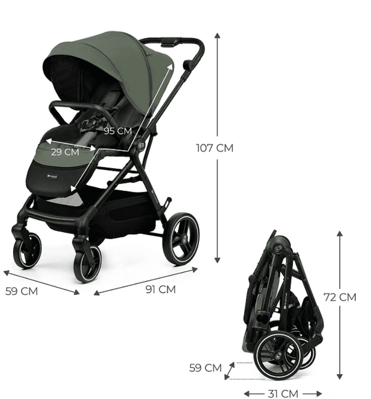 Kinderkraft Buggy YOXI grün Kinderkraft Buggy YOXI grün
