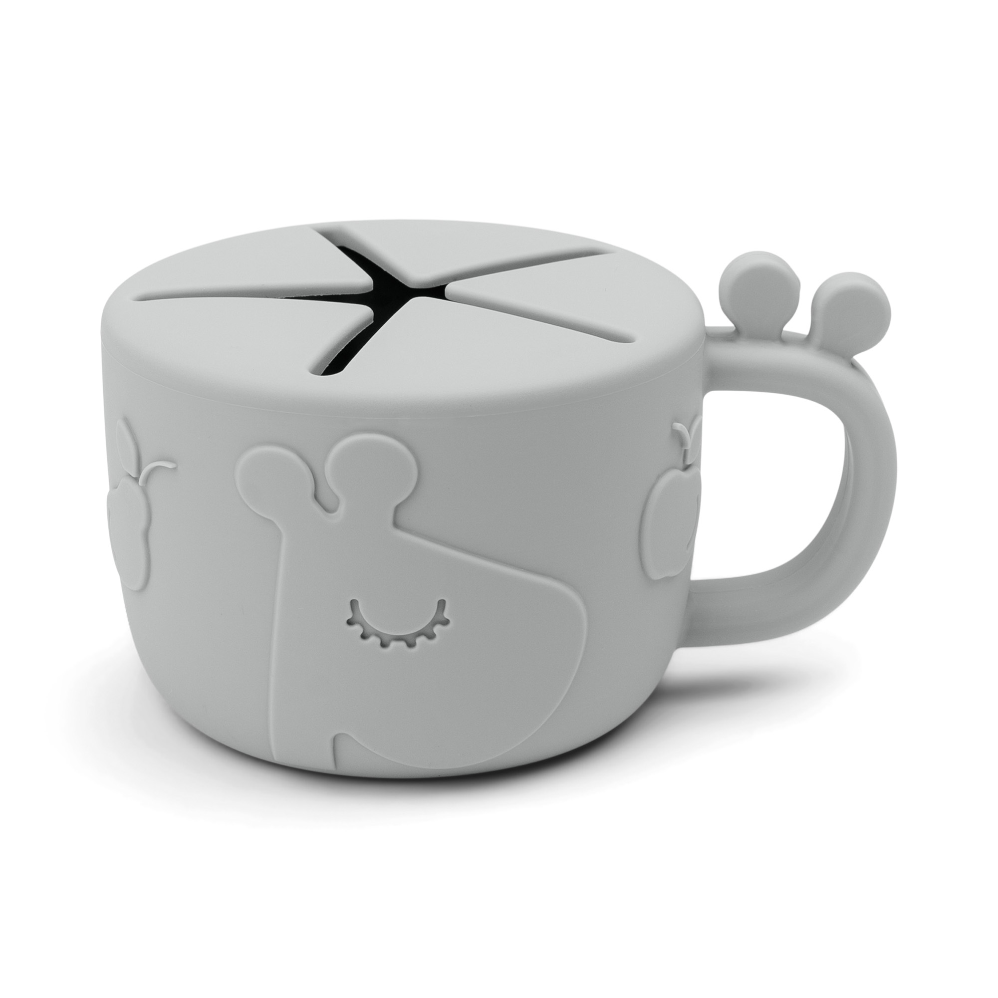 Done by Deer Peekaboo Snack Cup Grey Done by Deer Peekaboo Snack Cup Grey