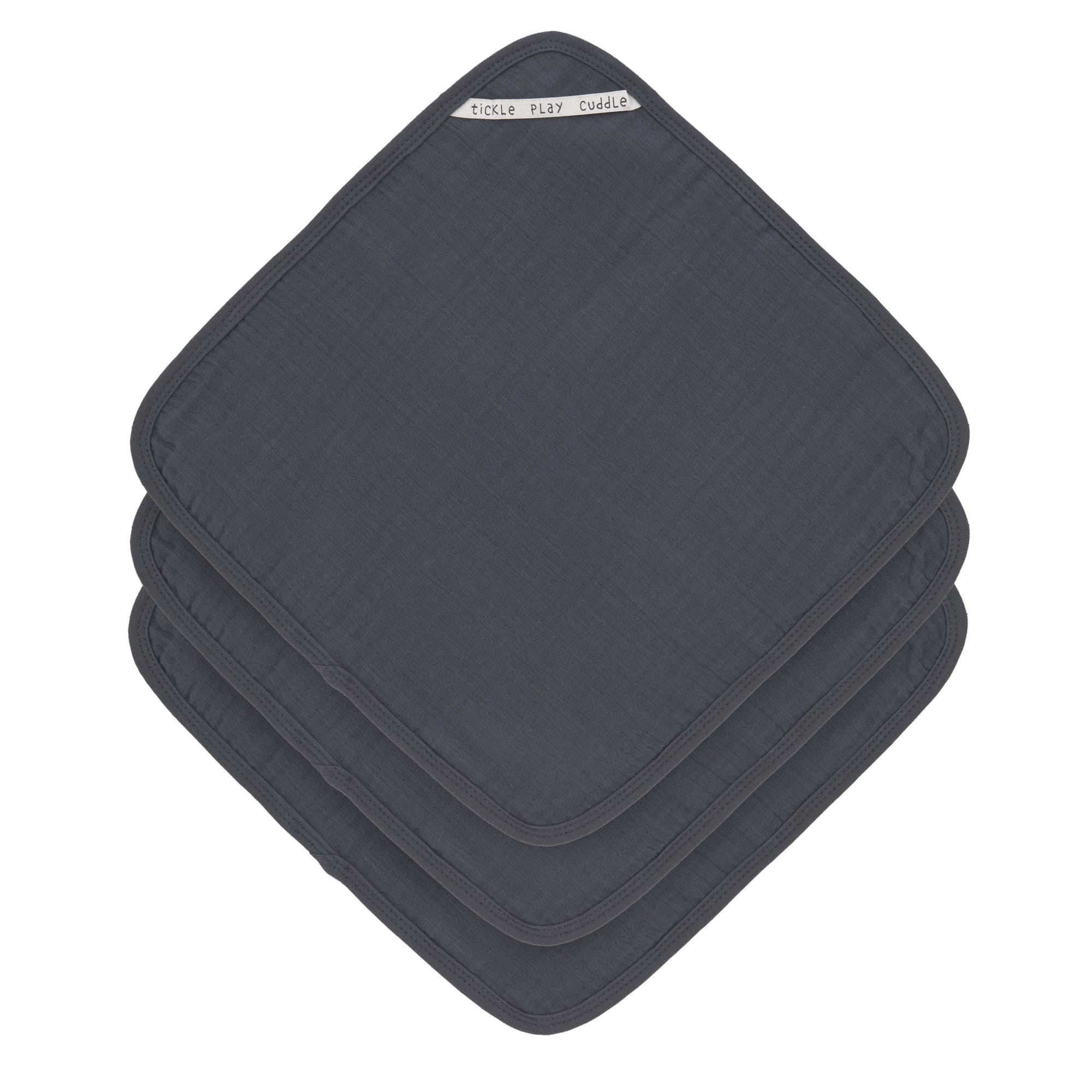 Lässig Waschlappen aus Mull (3 Stk) - Muslin Washcloth