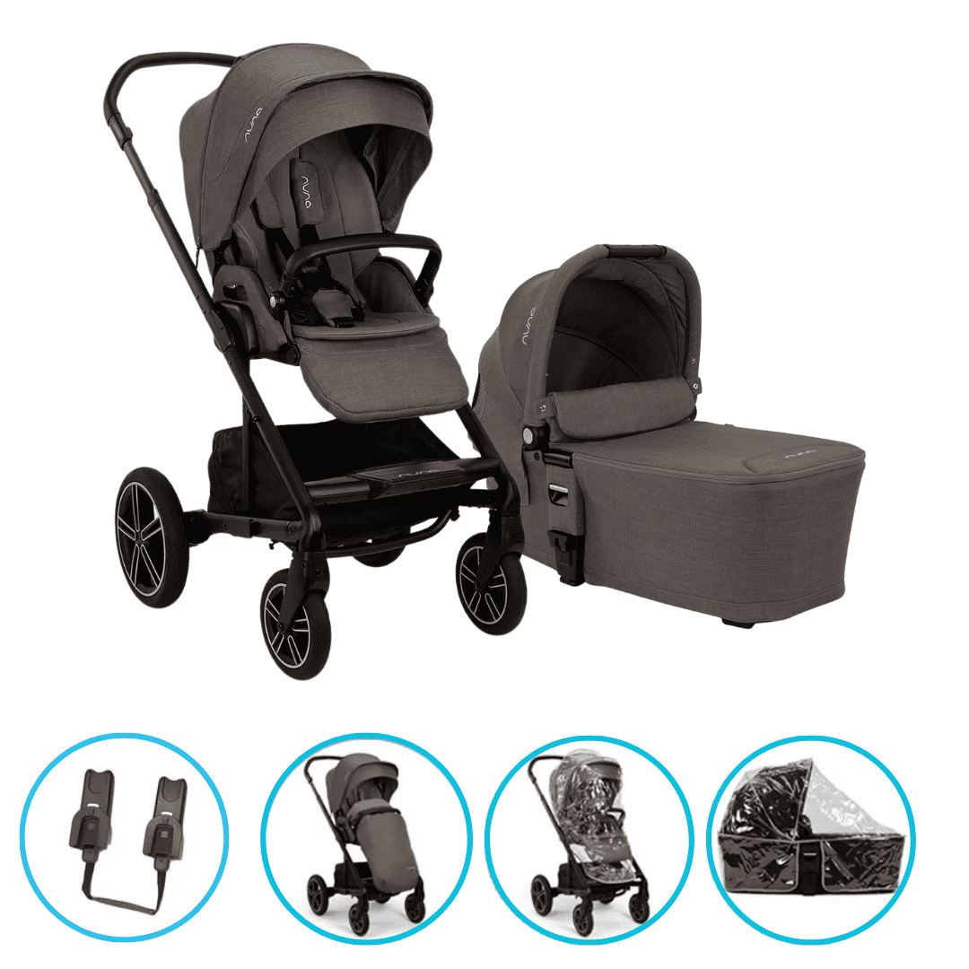 Nuna MIXX next 2in1 Kombikinderwagen Thunder inkl. Winterset Thunder & gratis Zubehör Nuna MIXX next 2in1 Kombikinderwagen Thunder inkl. Winterset Thunder & gratis Zubehör
