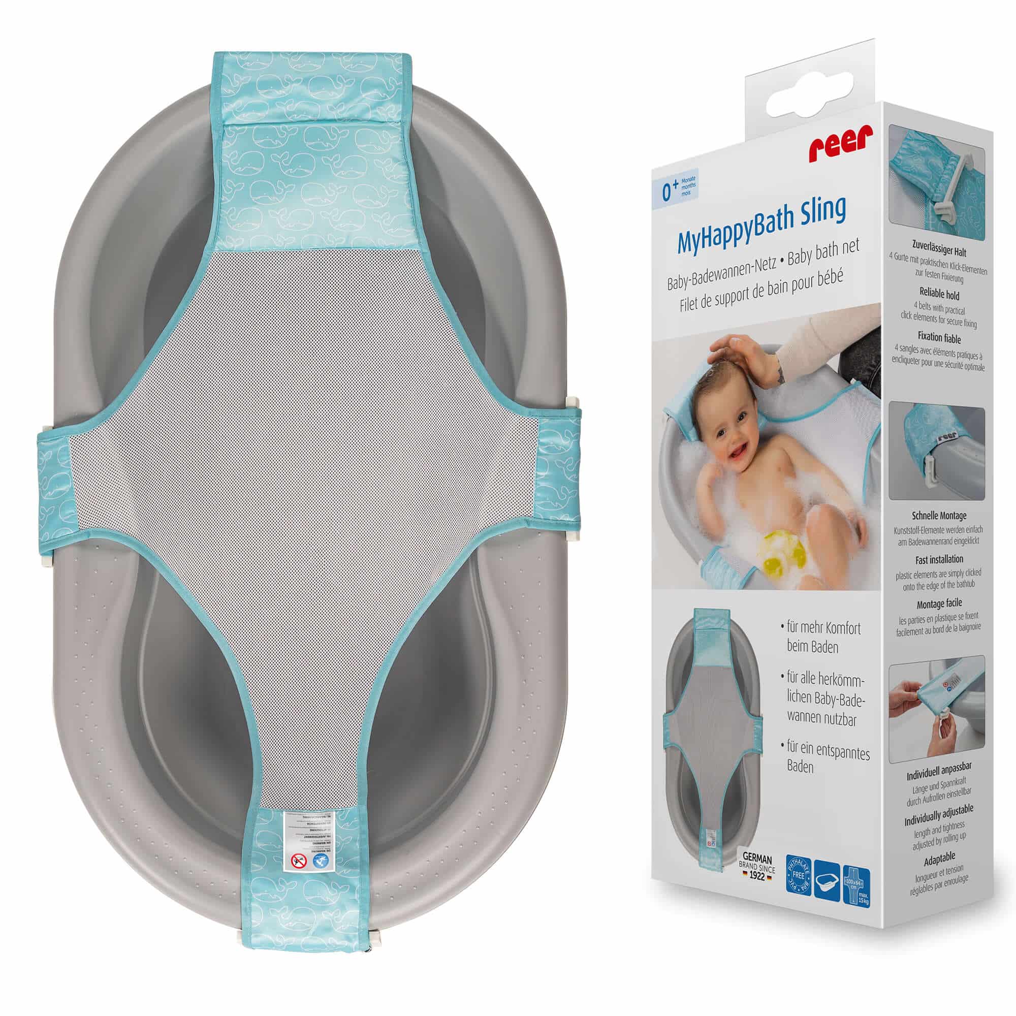 Reer MyHappyBath Sling Baby-Badewannen-Netz Reer MyHappyBath Sling Baby-Badewannen-Netz