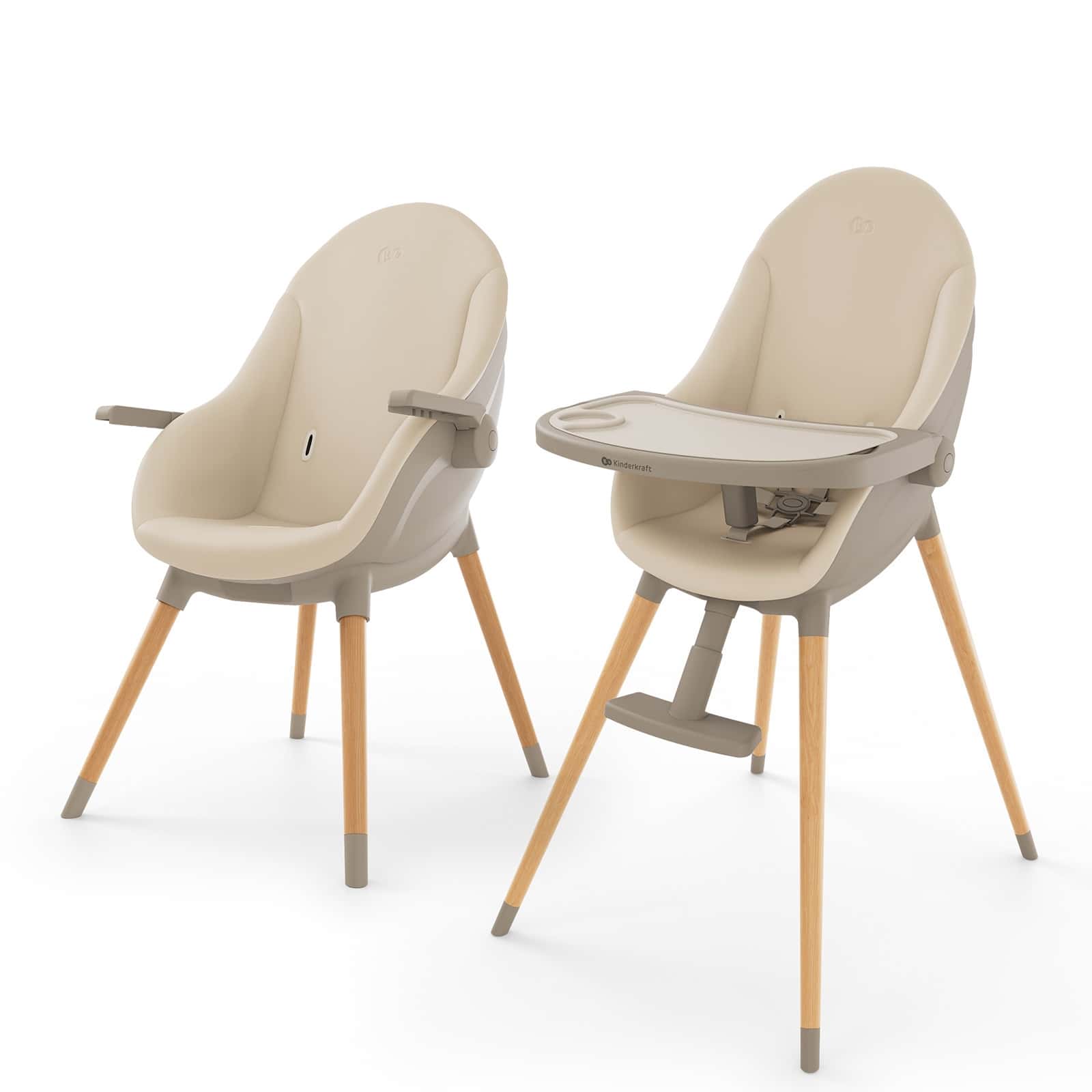 Kinderkraft FINI UP 3in1 Hochstuhl Beige