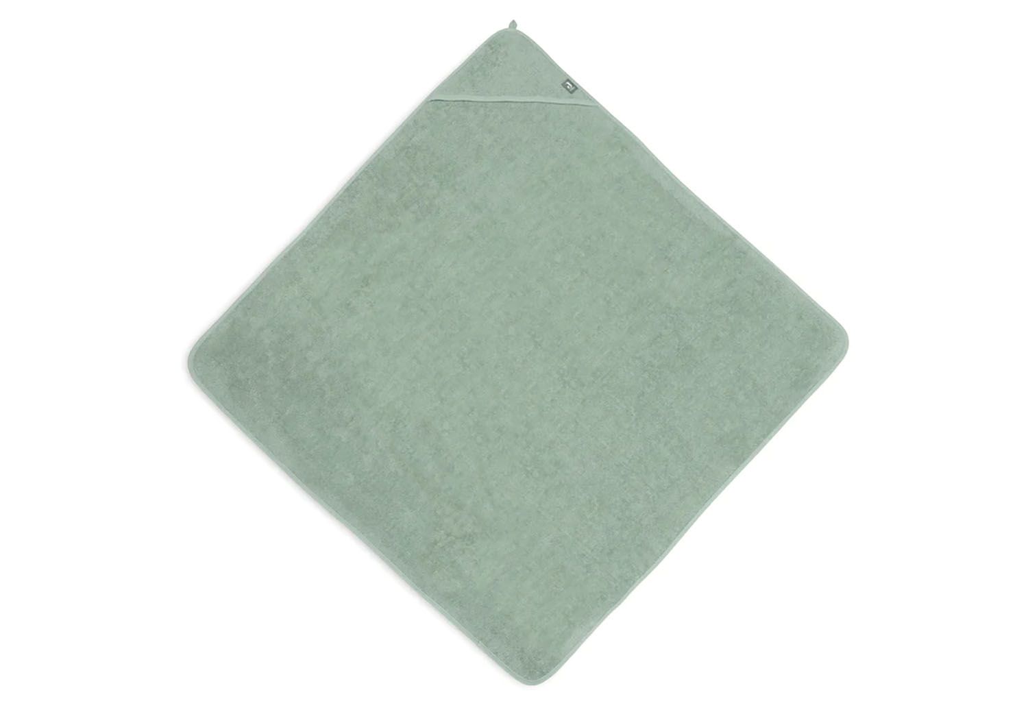 Jollein Kapuzenhandtuch Frottee Ash Green 100×100 – Weiches Jollein Kapuzenhandtuch für Babys. 100×100 cm, saugstarker Frottee & Kapuze für wohliges Einhüllen nach dem Baden. Jetzt bei babybrands.de entdecken!