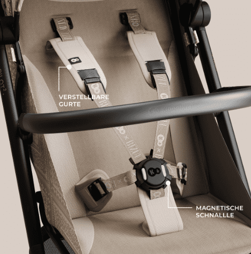 Kinderkraft x BIZUU Buggy Pilot 2 whisper dune