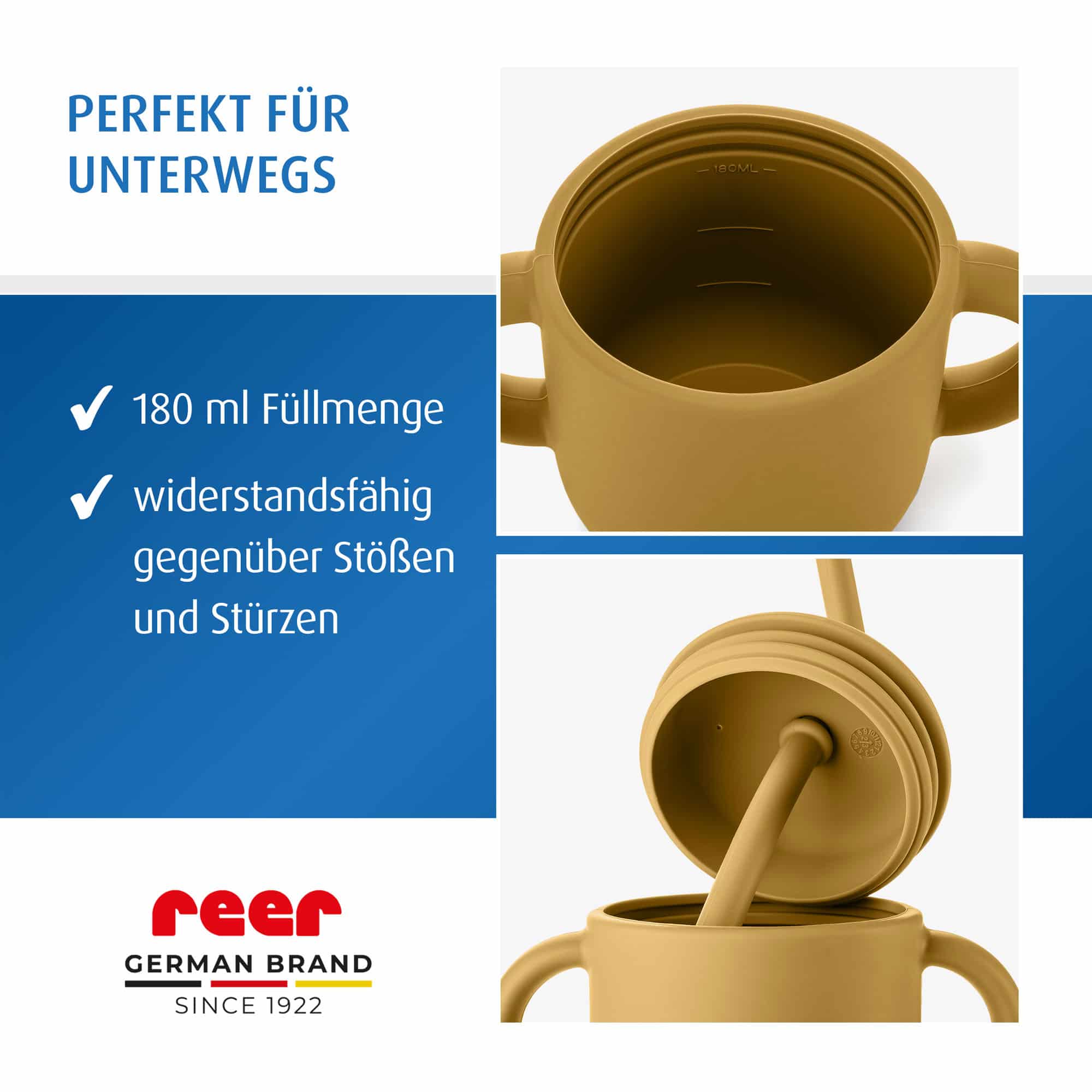 gelber becher geöffnet gelber becher geöffnet