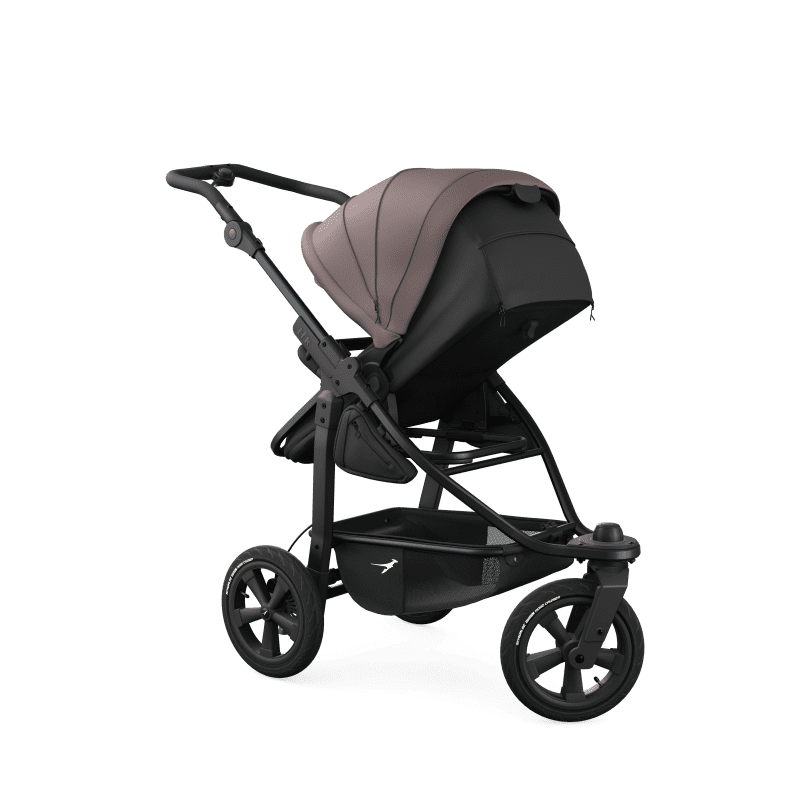 TFK Mono 3 3in1 Kinderwagen Set Braun mit Cybex Cloud T i-Size Sepia Black & TFK Mono Adapter