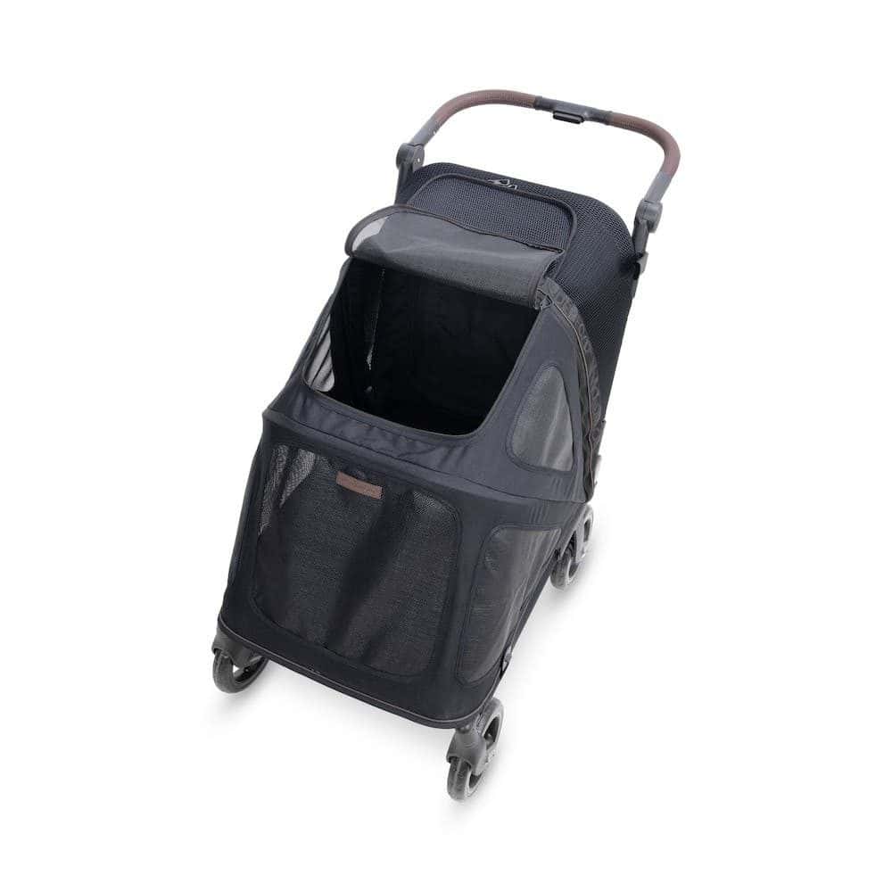 Wonderfold PFM Pet Premium Hunde-Buggy medium Schwarz