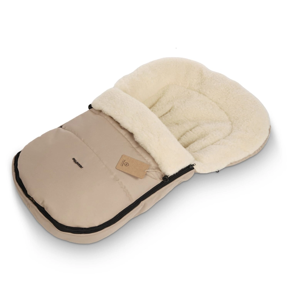 my junior ThermoWool 2in1 Fußsack Naptime Latte