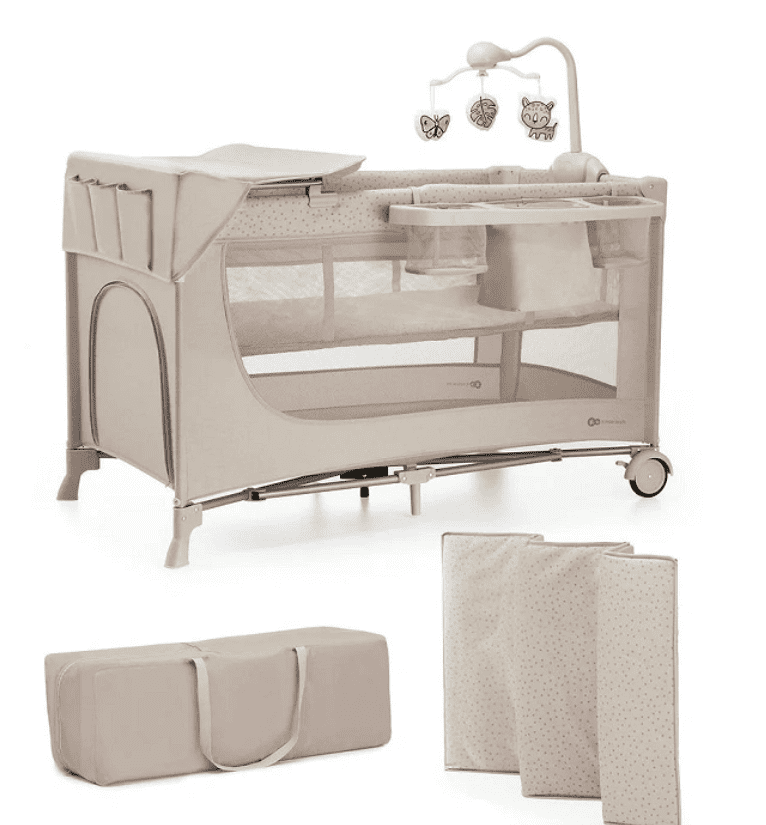 Kinderkraft 3in1 Reisebett JOY 2 beige mit Accessoirs Kinderkraft 3in1 Reisebett JOY 2 beige mit Accessoirs