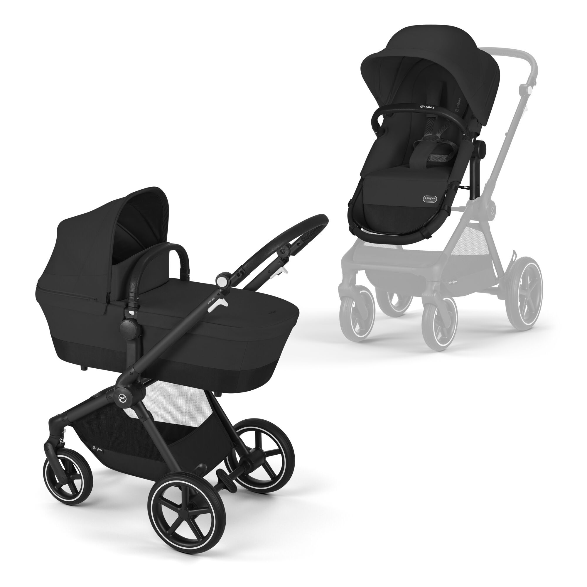 CYBEX Eos Lux - Black / Moon Black CYBEX Eos Lux - Black / Moon Black