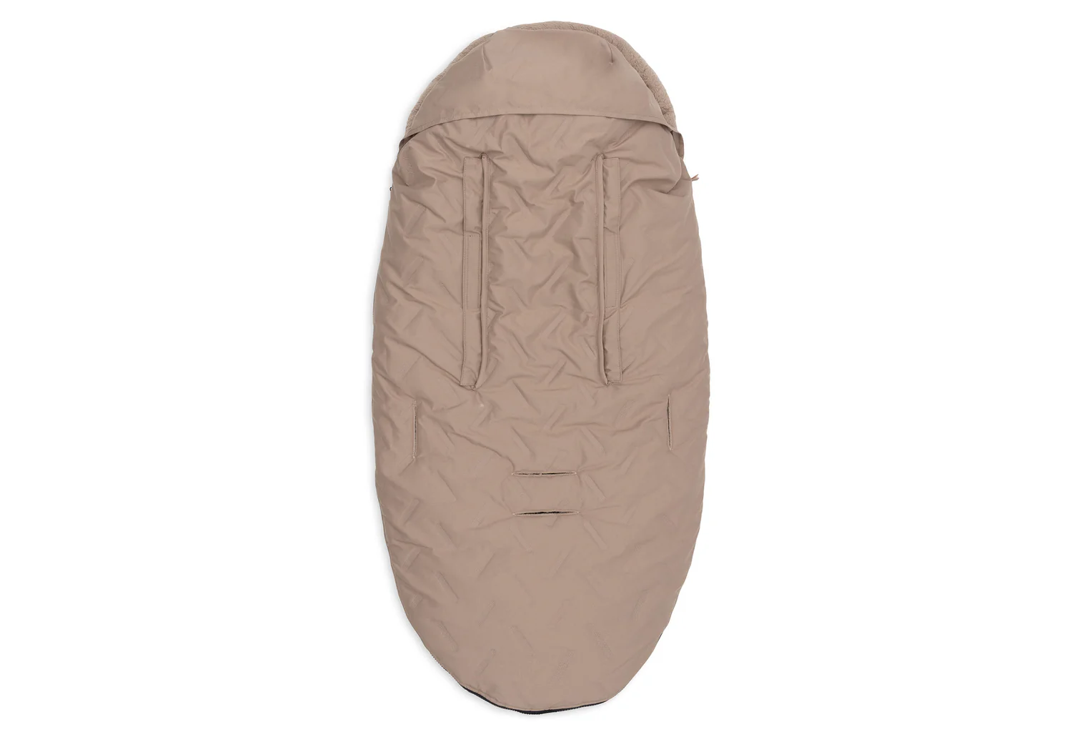 Jollein Fußsack - Embossed Milky Coffee