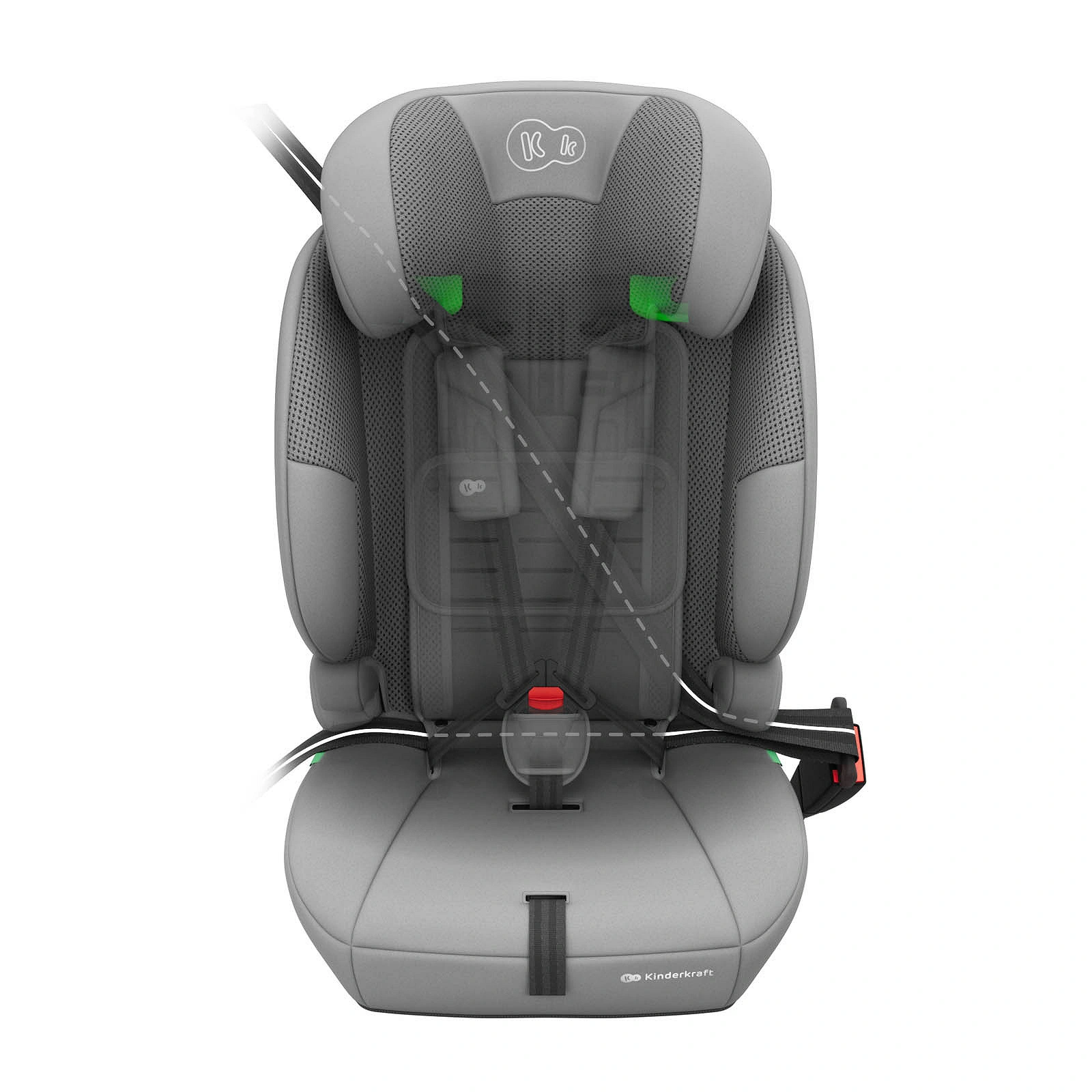 Kinderkraft COMFORT UP 2 PLUS i-Size Kindersitz Grau
