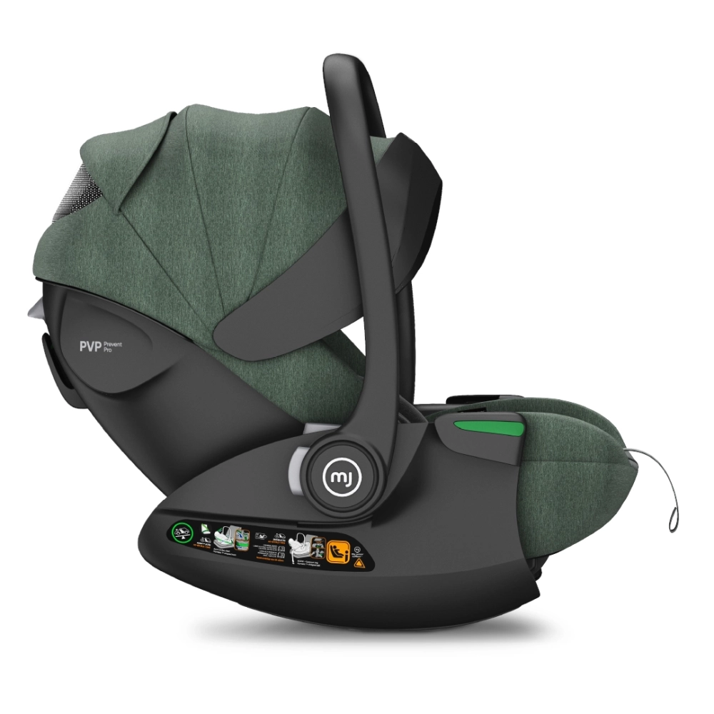 my junior AURA ergo i-Size Babyschale Green