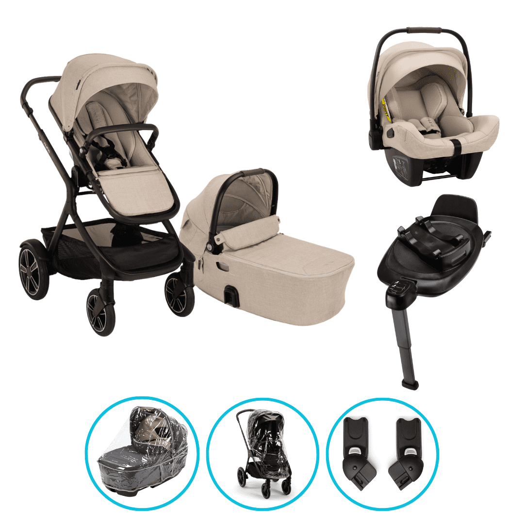 Nuna DEMI Next 4in1 Kinderwagen Set Biscotti inkl. Pipa Next Biscotti und Base Next Nuna DEMI Next 4in1 Kinderwagen Set Biscotti inkl. Pipa Next Biscotti und Base Next