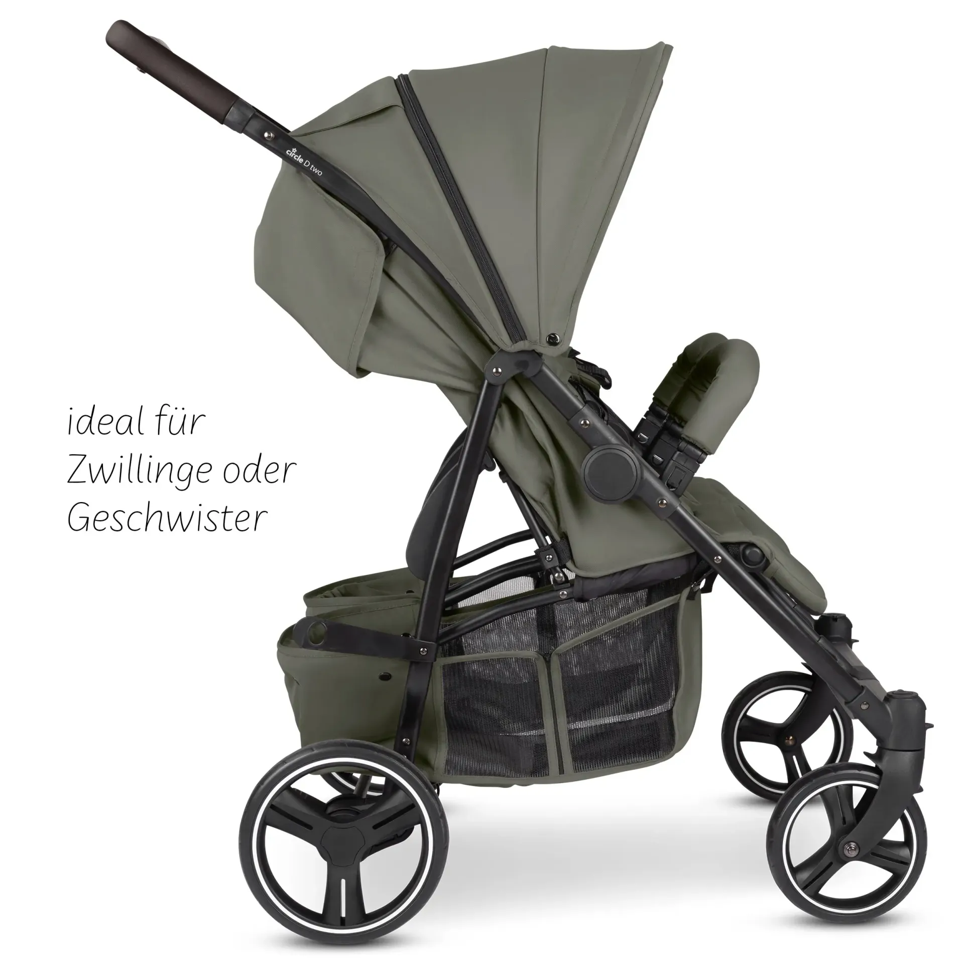 Circle Geschwisterkinderwagen D Two - Wheat