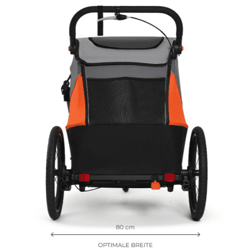 Kinderkraft 3in1 Fahrradanhänger NAVA orange Kinderkraft 3in1 Fahrradanhänger NAVA orange
