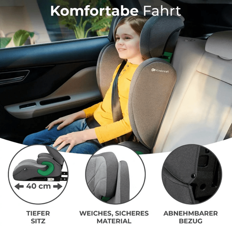 Kinderkraft Autositz JUNIOR FIX 2 grau Kinderkraft Autositz JUNIOR FIX 2 grau